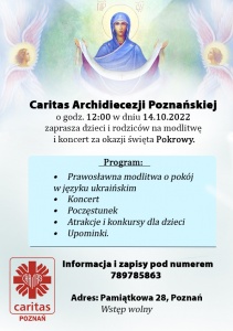 Запрошуємо на свято Покрови / Zaproszenie 