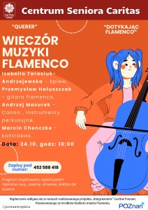 Wieczór Muzyki Flamenco w Centrum Seniora Caritas!