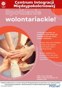 Zapraszamy na wyjątkowe spotkanie wolontariackie!