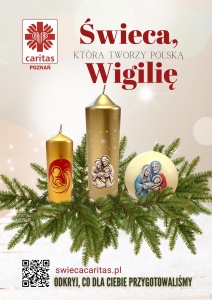 Wigilijne Dzieło Pomocy Dzieciom – kup świecę Caritas i pomóż potrzebującym