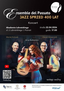 Zapraszamy na darmowy koncert Ensemble del Passato: barokowy jazz w sercu Poznania