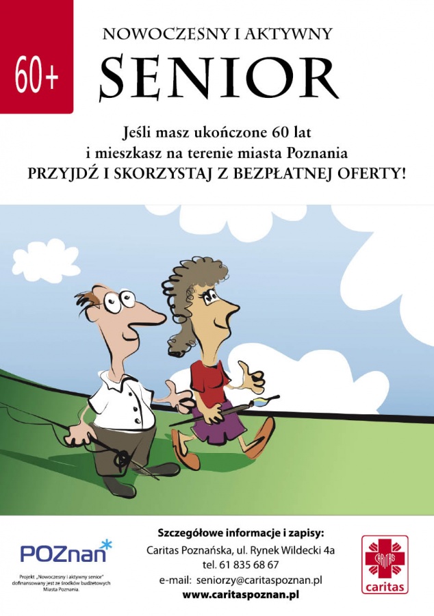 „Nowoczesny i aktywny senior” – bezpłatne szkolenia i warsztaty dla osób 60+